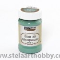 PENTART Боя SOFT 100мл - зелен тюркоаз за декорация P21643