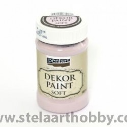 PENTART Боя за декорация SOFT 100мл - викторианско розово P21476 