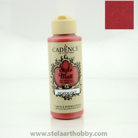 CADENCE STYLE MATT 9042 CORAL RED акрилна боя 120мл