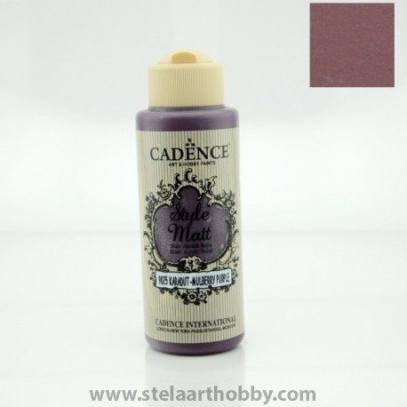 CADENCE STYLE MATT 9025 mullberry purple акрилна боя 120мл