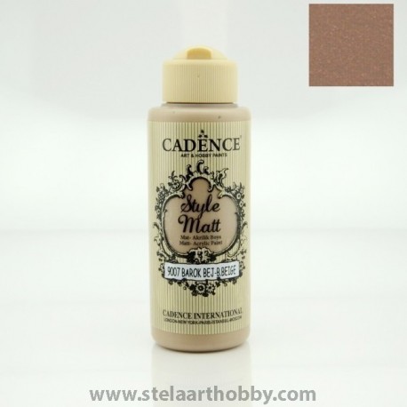 CADENCE STYLE MATT 9007 BAROQUE BIEGE акрилна боя 120мл