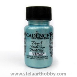 Cadence Dora супер металик201blue green акрилна боя -50 мл