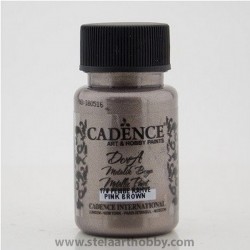 Cadence Dora супер металик акрилна 170 PINK-BROWN боя -50 мл