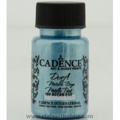 Cadence Dora супер металик акрилна166 AIGEAN-OCEAN боя -50 мл