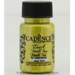 Cadence Dora супер металик акрилна 162 CHARTREUSE боя -50 мл