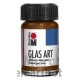 Медна Глитерна Прозрачна Боя за Рисуване върху Стъкло Marabu GlasArt 