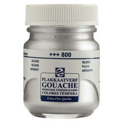 Темперна Боя Talens .Extra Fine 800 Сребърна 50 ml