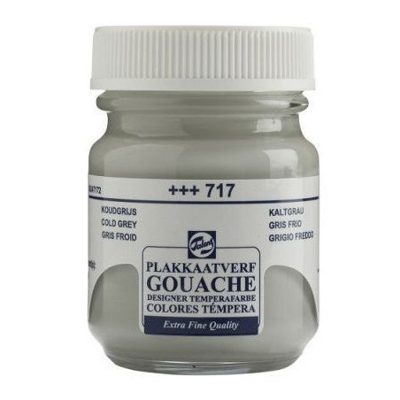 Темперна Боя Talens .Extra Fine .717 Студеносиво: 50 ml