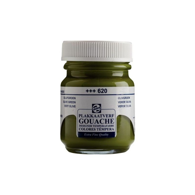 Темперна Боя Talens .Extra Fine  620 Маслиненозелена: 50 ml