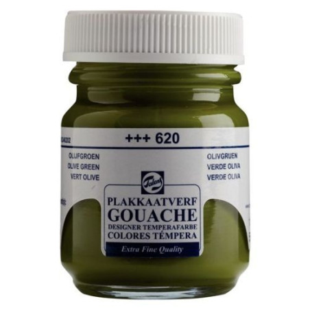 Темперна Боя Talens .Extra Fine  620 Маслиненозелена: 50 ml