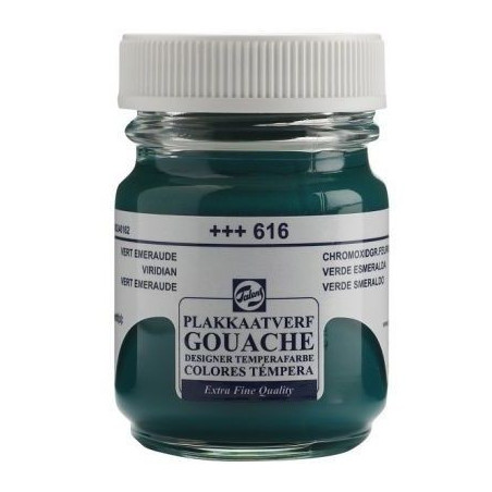 Темперна Боя Talens .Extra Fine 616 Виридиан Синьо-зелена : 50 ml