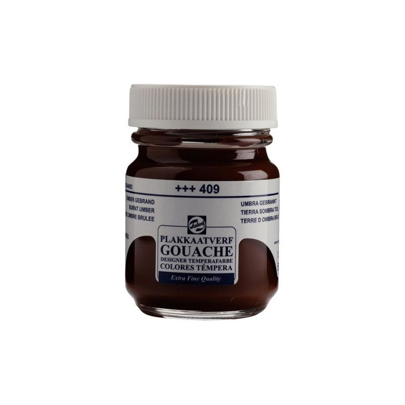 Темперна Боя Talens .Extra Fine 409 Умбра Печена50 ml