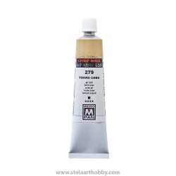 МАЕСТРО ПАН ТОПЛО СИВО-279 ПРОФЕСИОНАЛНА акрилна боя 45МЛ