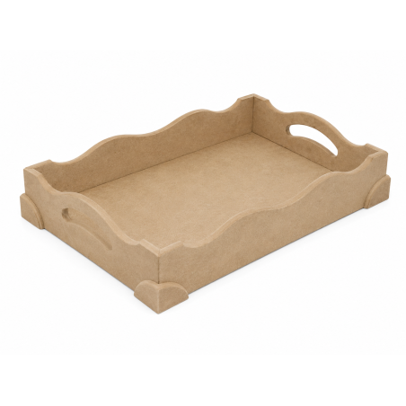 MDF Поднос 25×36×6.5 см | За декорация и декупаж