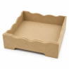 MDF Панер 18.5×18.5×6.5 см | За декорация и декупаж