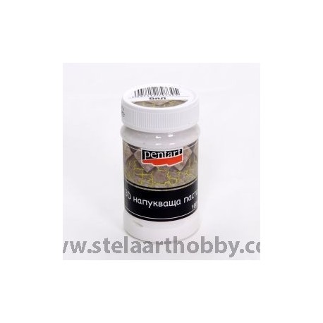 PENTART 3D напукваща паста 100мл - бяла P4202
