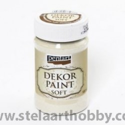 PENTART Боя за декорация SOFT 100мл - слонова кост P21637